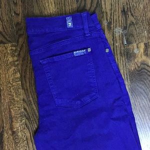 7 for All Mankind Colored skinny jeans